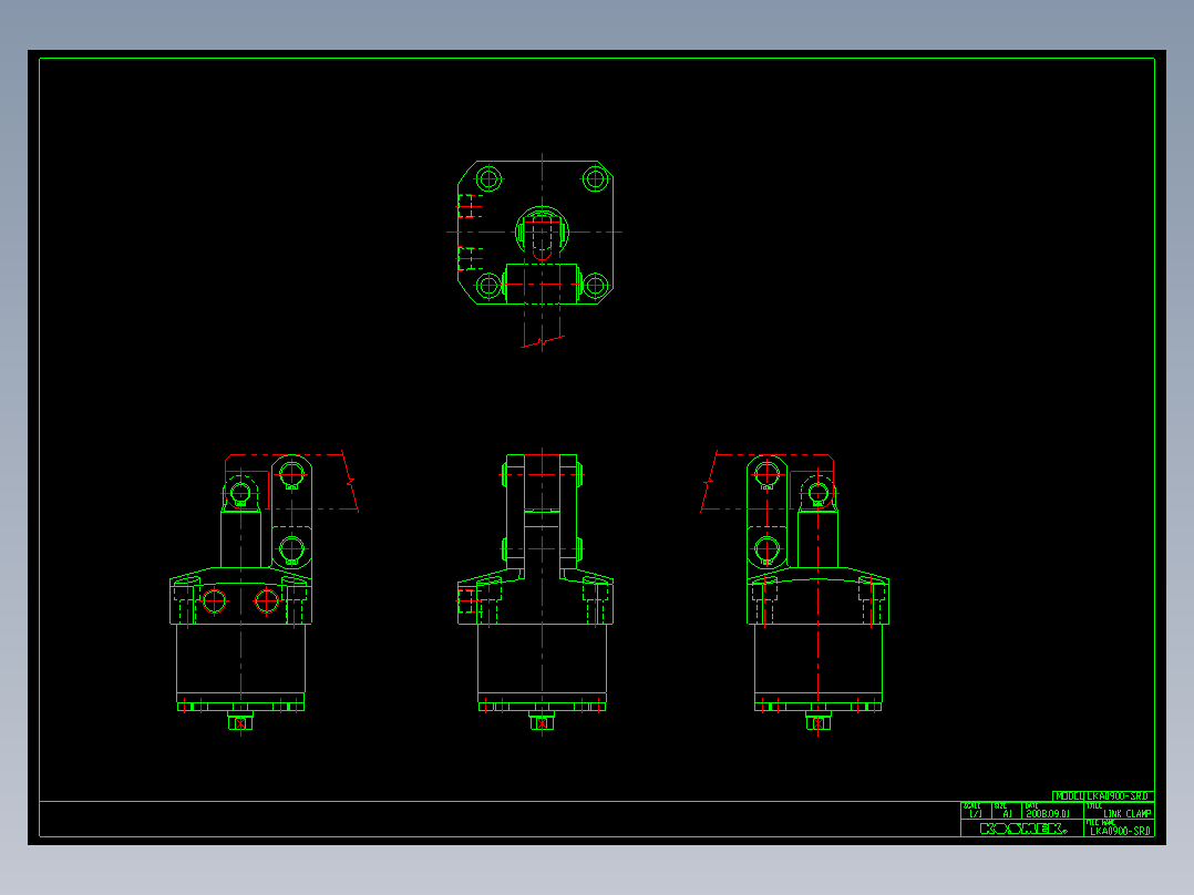 KOSMEKLKA0900-SRD多系列多零件图纸模型