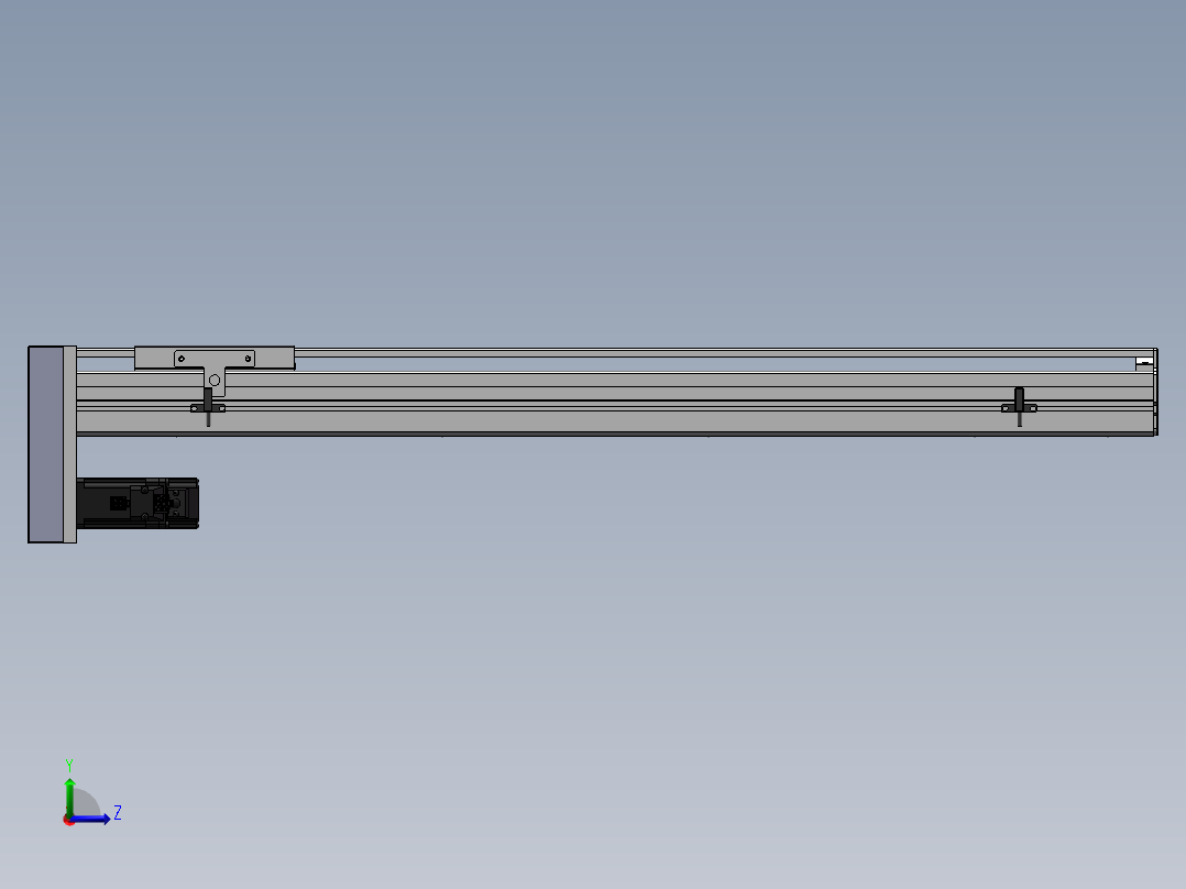 精密模组MY80D-T10-600L-BM-P10B-C4-C左视图