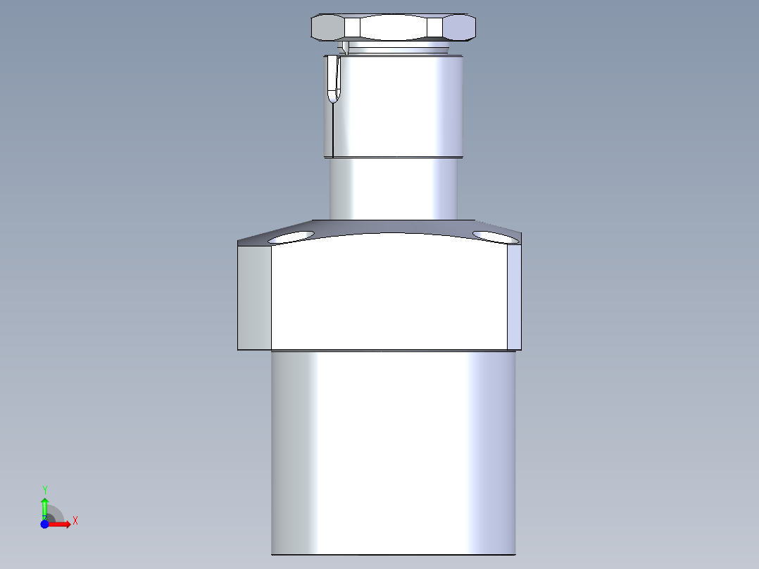 KOSMEKLHA1050-SR-Y30多系列多零件图纸模型前视图
