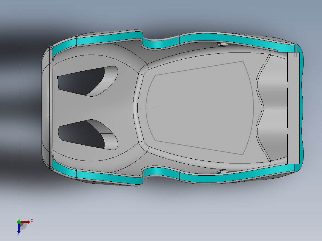 汽车座椅 (66)俯视图
