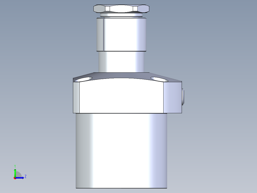 KOSMEKLG0900-GR-Y45多系列多零件图纸模型左视图