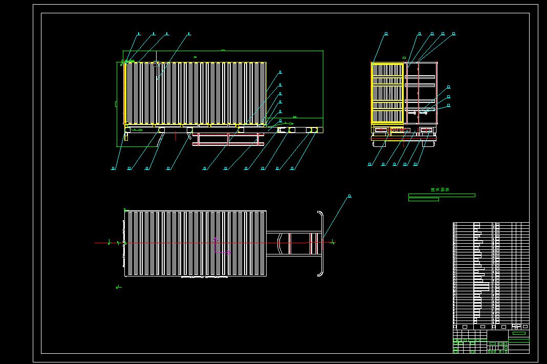 厢式货车车厢CAD及三维CATIA图