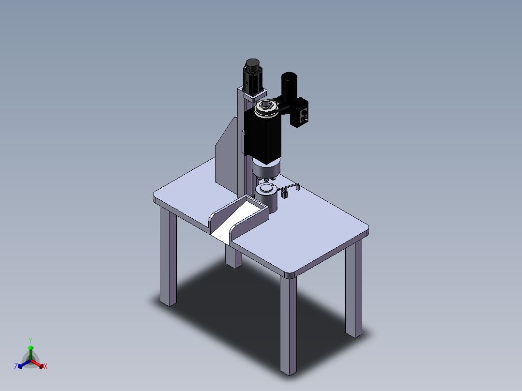 机加工磨床sw16可编辑正等轴测图