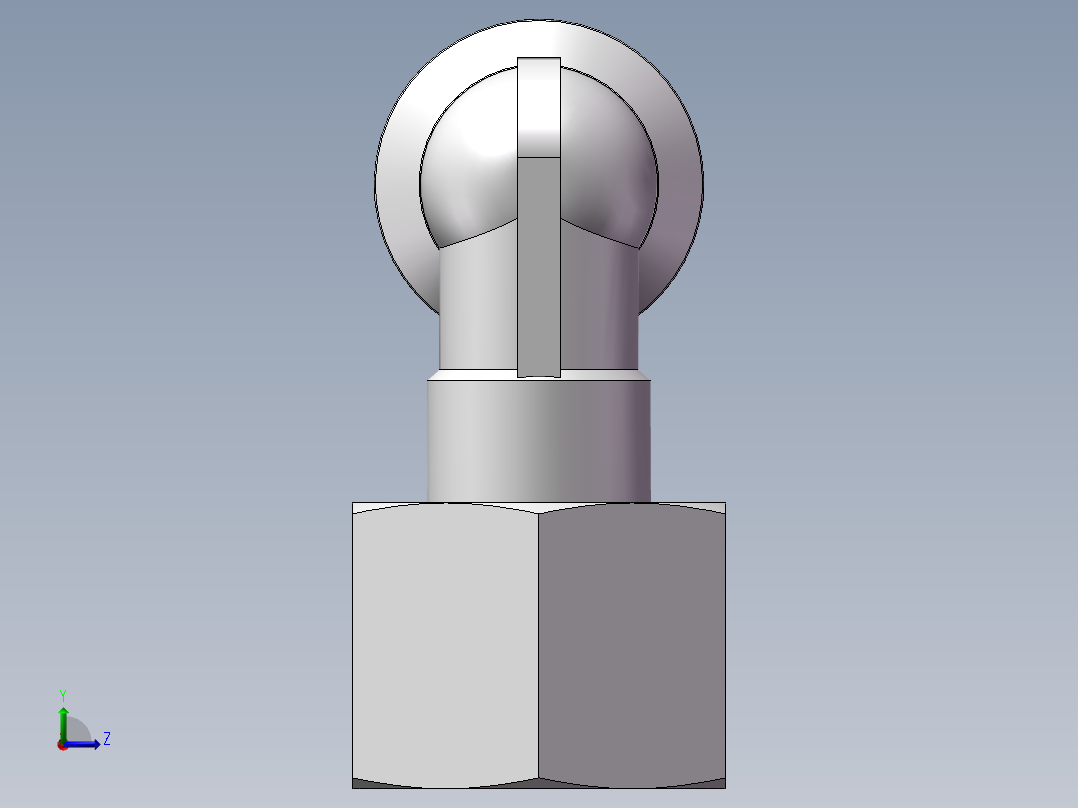 螺纹弯通APLF8-G02（2分8厘内螺纹）左视图