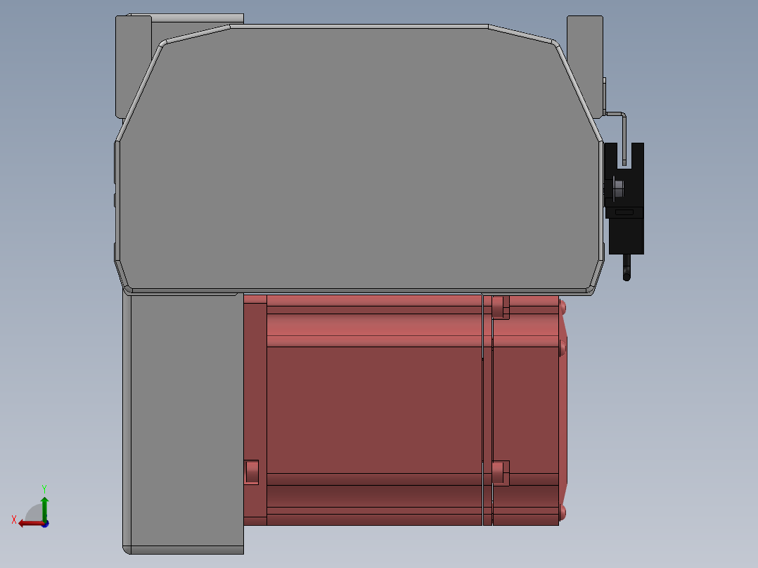 精密模组MT170-L125-1400-RD-M75-C4后视图
