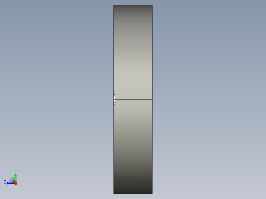 基恩士CA-DRR13M_kc图纸模型右视图