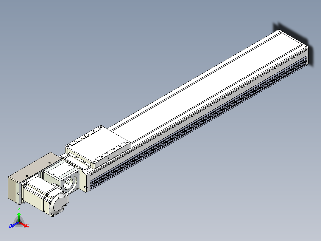 同步带全封闭直线模组TPA-HCB-105D-90-L550-ML-Y-P20-N3