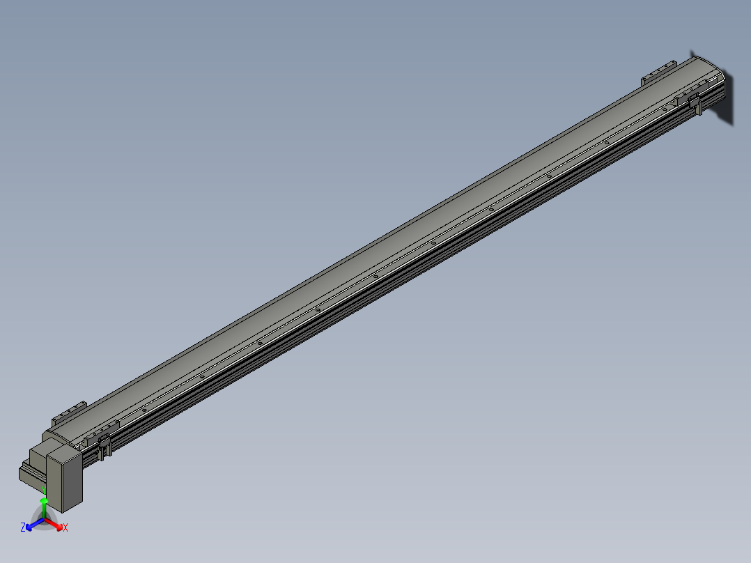 直线模组WG-LHB12-S2000-RD设计图纸