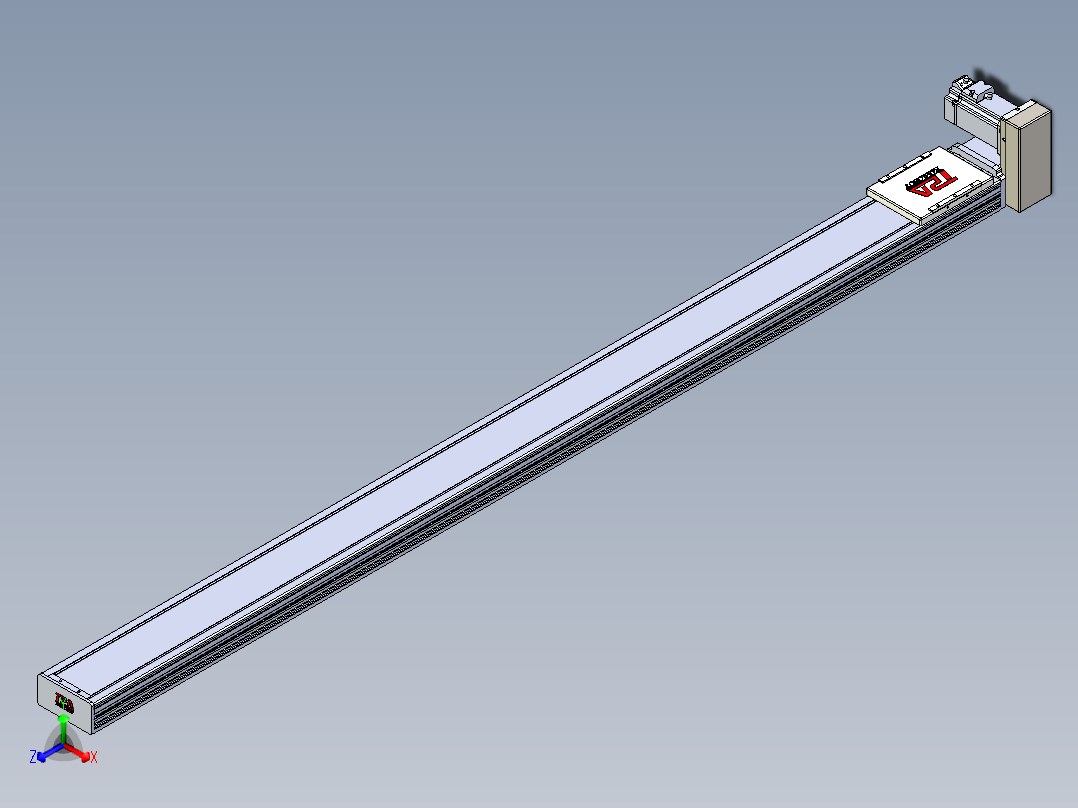 同步带全封闭直线模组TPA-HCB-110D-90-L1650-LU-Y-P40-N3