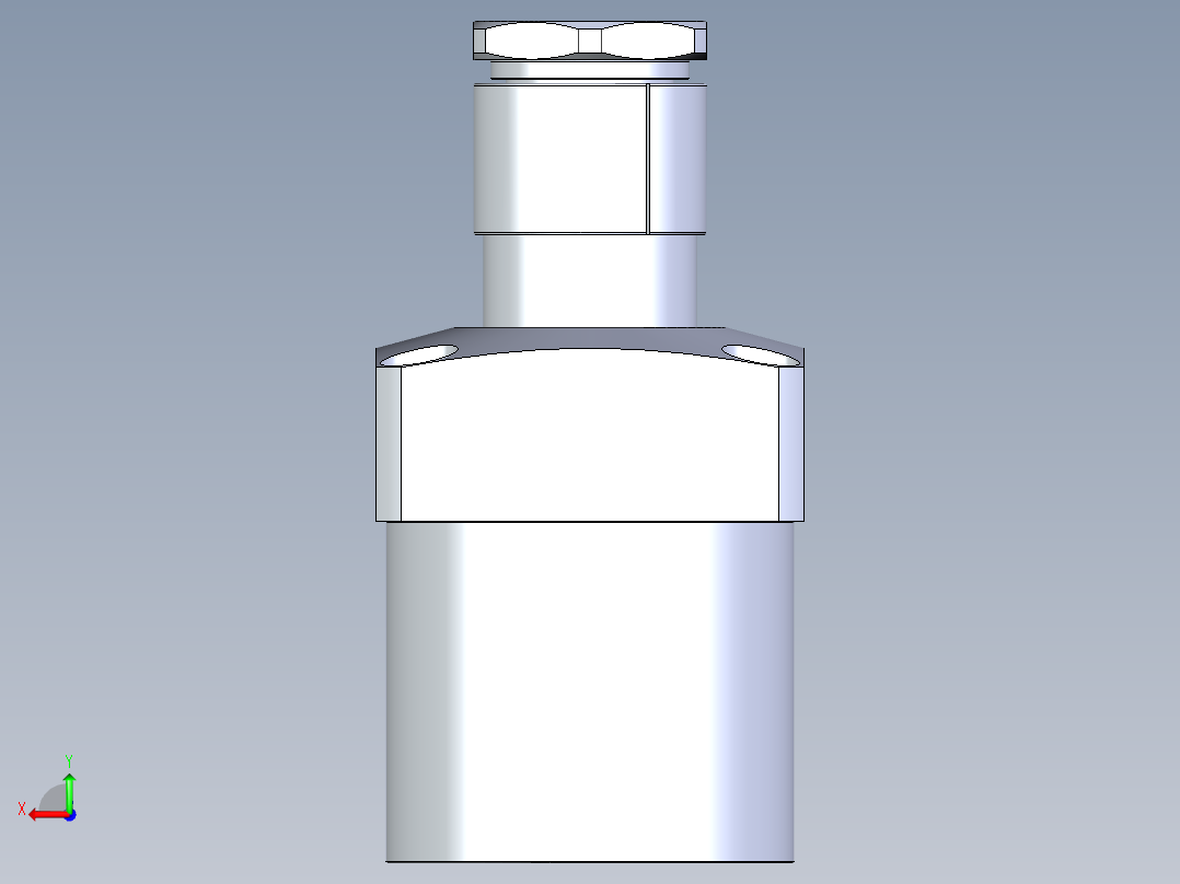 KOSMEKLG1050-CR-Y30多系列多零件图纸模型后视图