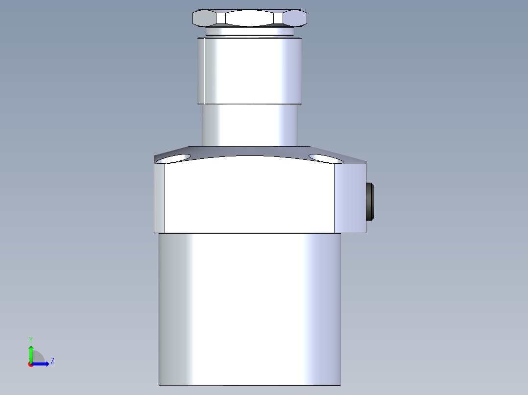 KOSMEKLG1050-CR-Y30多系列多零件图纸模型左视图