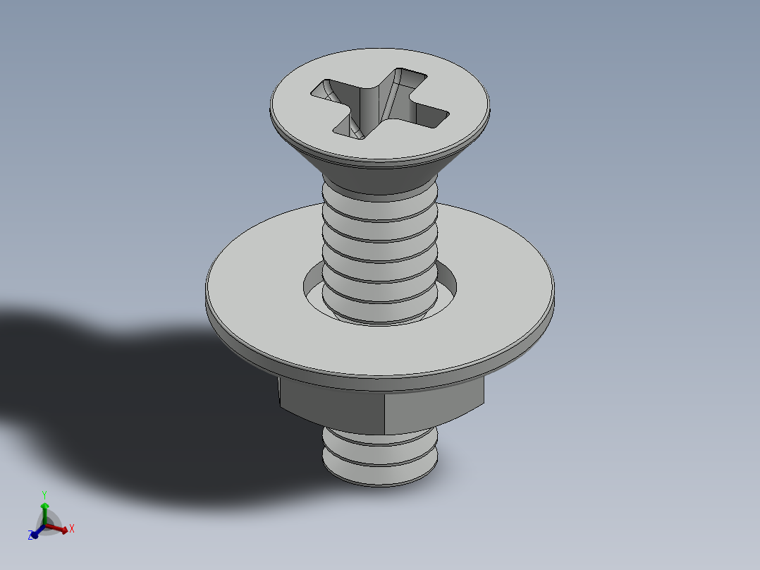 紧固件-0.2500 Flathead