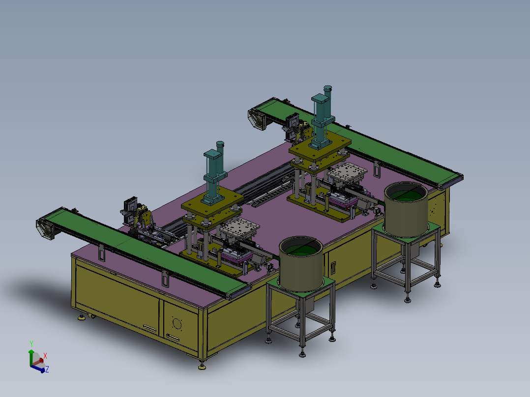 新能源动力电池装支架中框套钉设备sw21可编辑