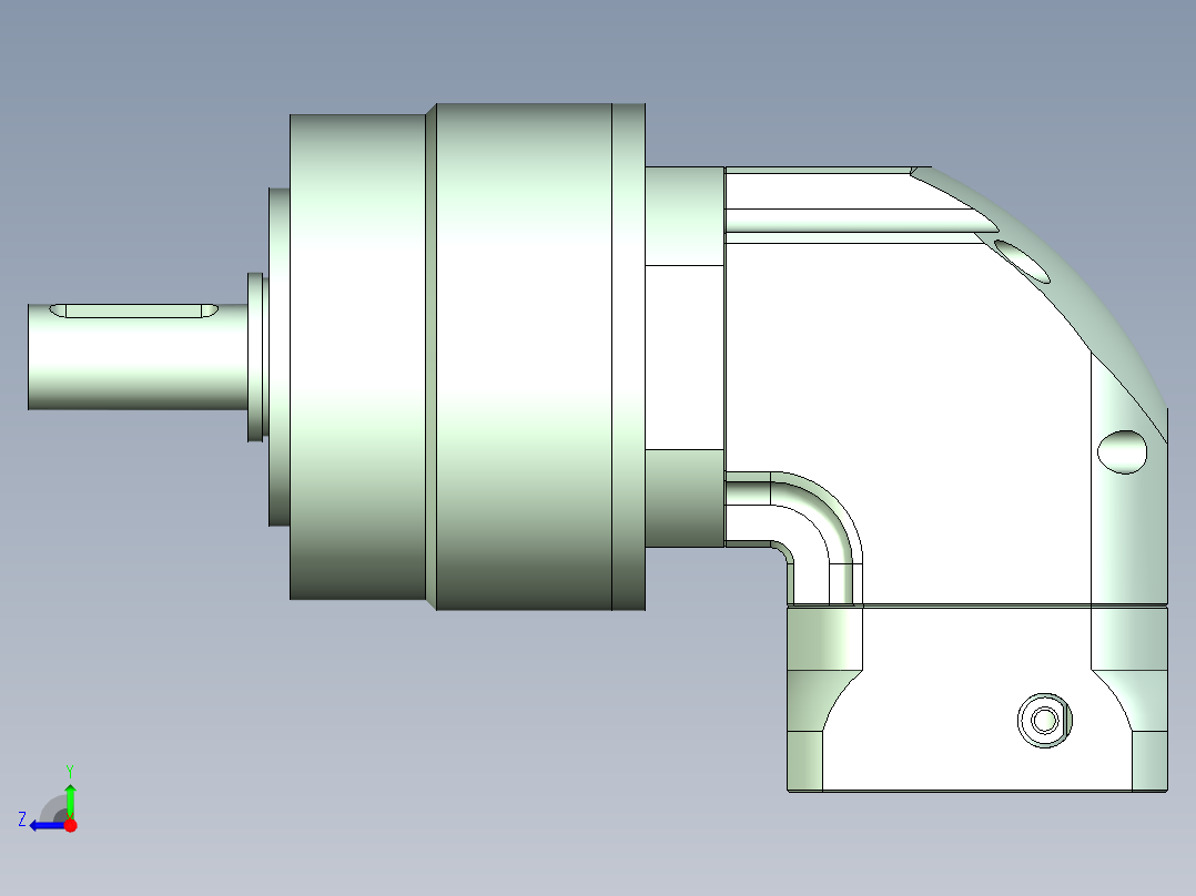 直齿ZPLE120-L2 19-70-90-M5.stp右视图