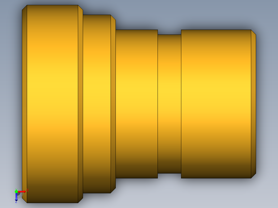 水管接头High Flow Nipple 1163-61-BPD俯视图