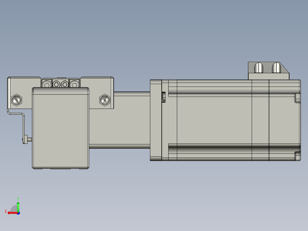 威洛博直线电机模组EB4-L80-S1950-R-57-MS3后视图