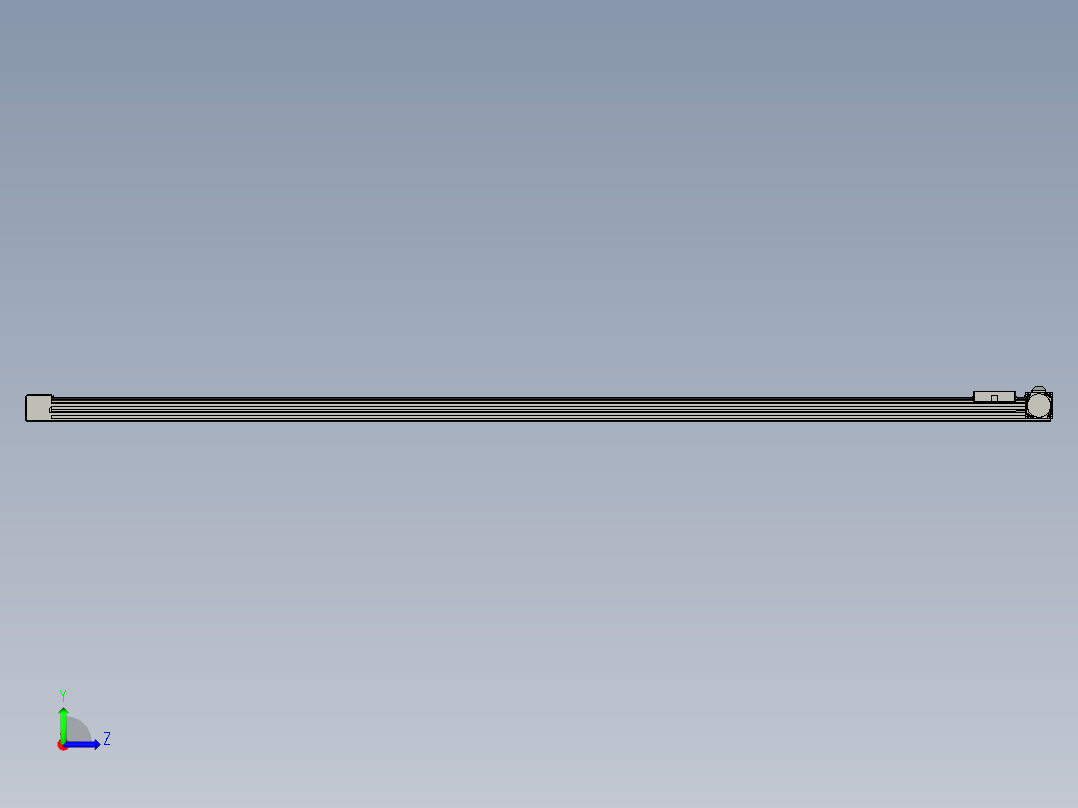 威洛博直线电机模组EB4-L80-S1950-R-57-MS3左视图
