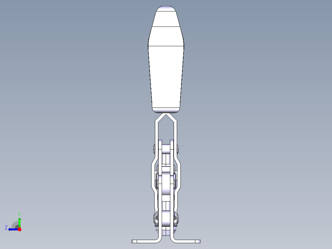 德克斯TUNKERS气缸数模T2-10U右视图