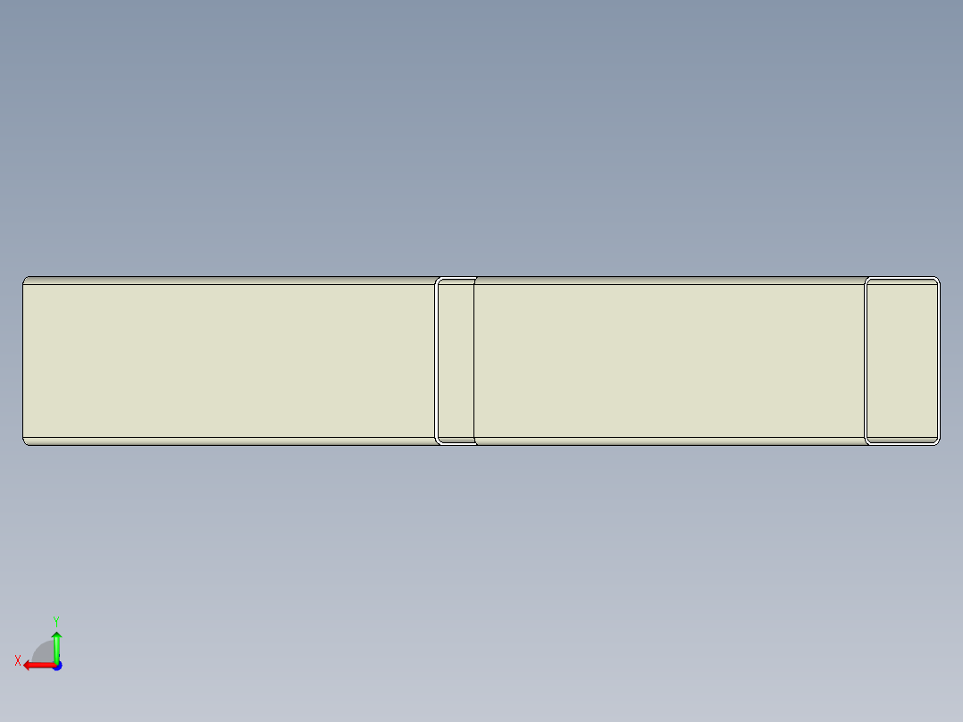简易版餐桌后视图