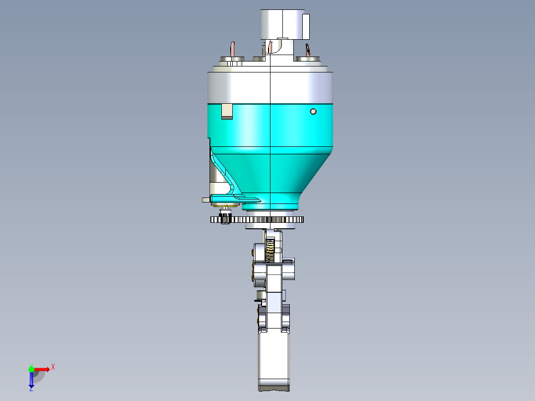 机械爪 3D图纸 (84)俯视图