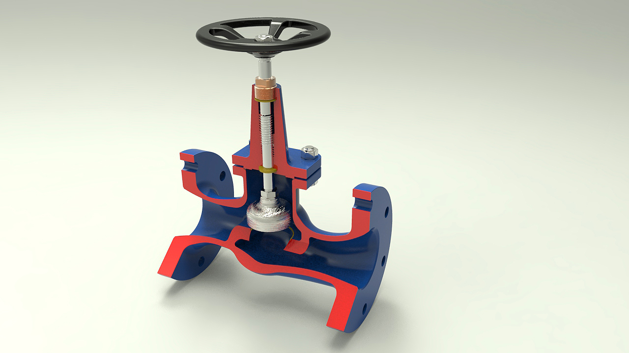 球心阀2STEP _ IGES