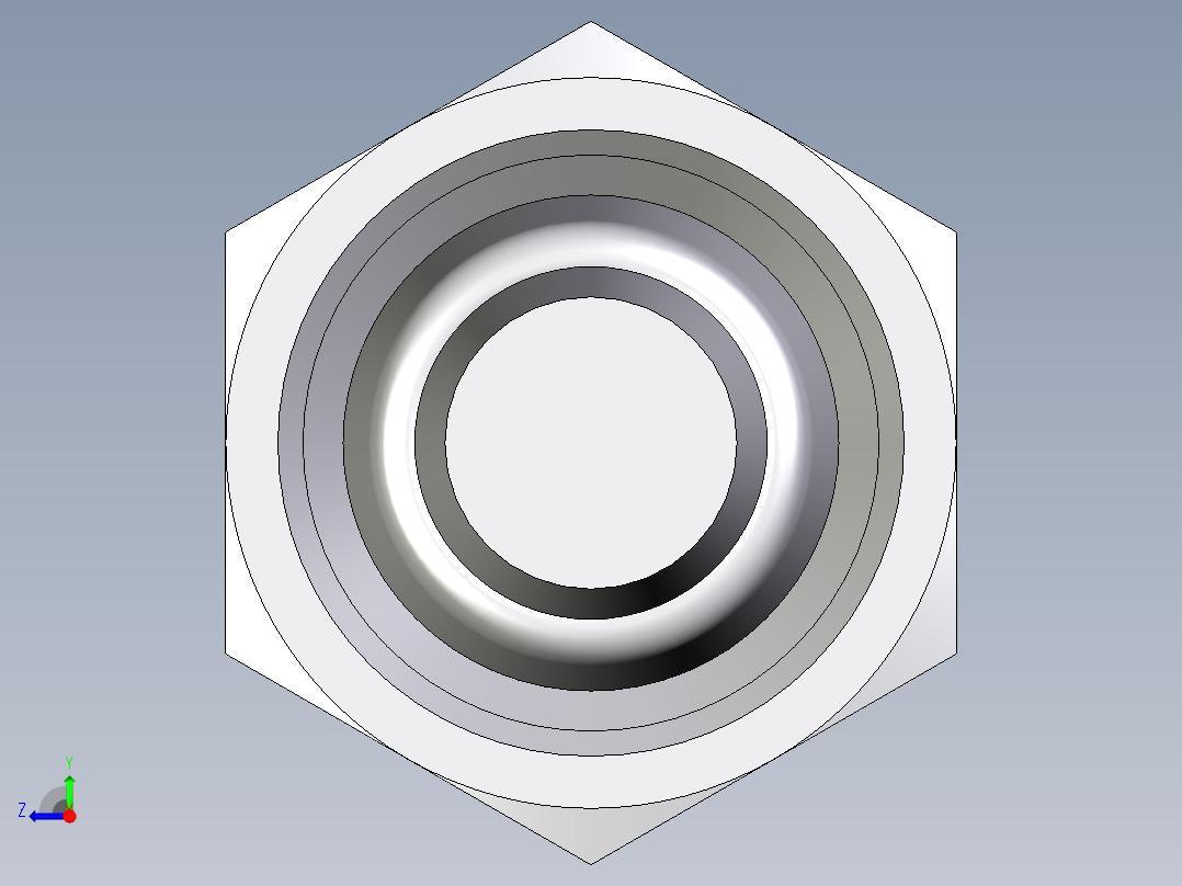 卡套式工业通用硬管接头EO_Blanking_plug_with_nut_for_cones_VKAM06LCF右视图