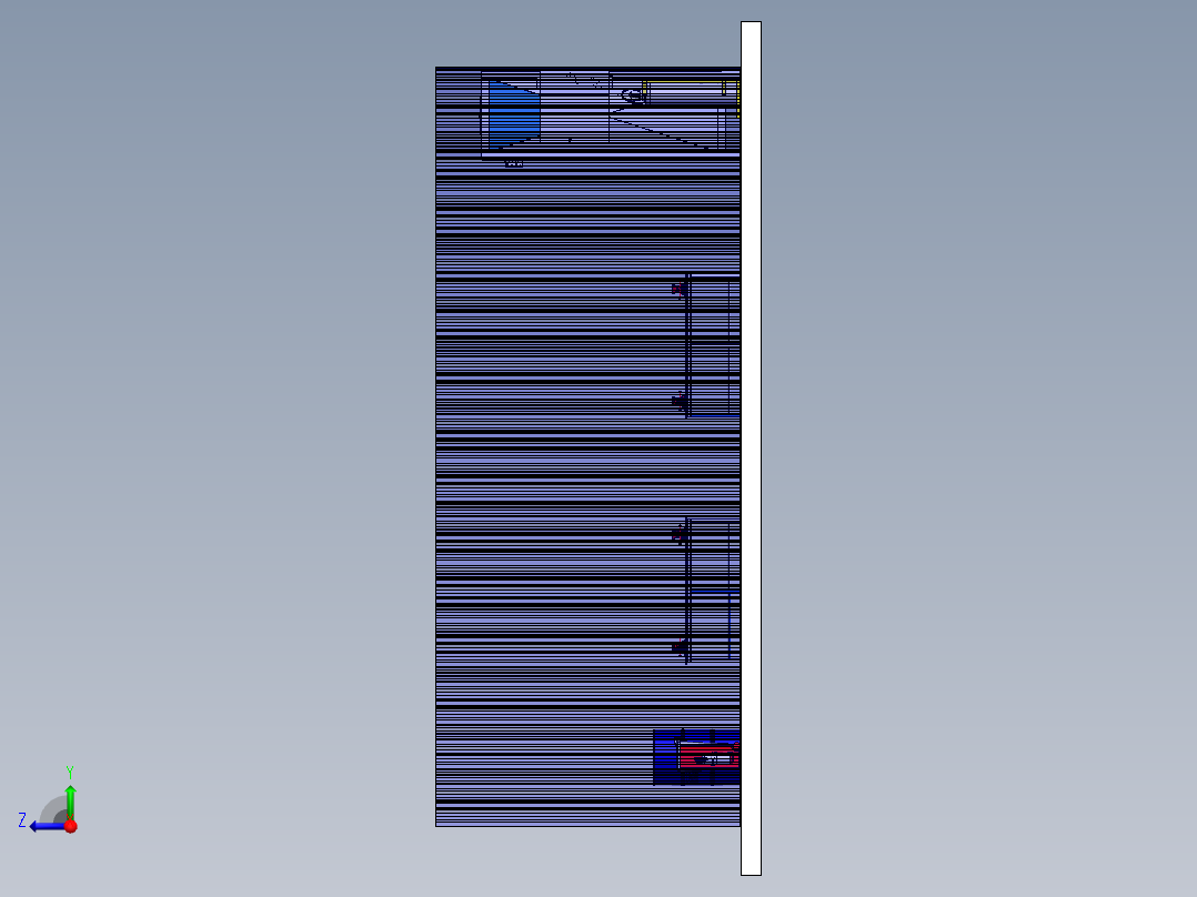 办公室布局右视图