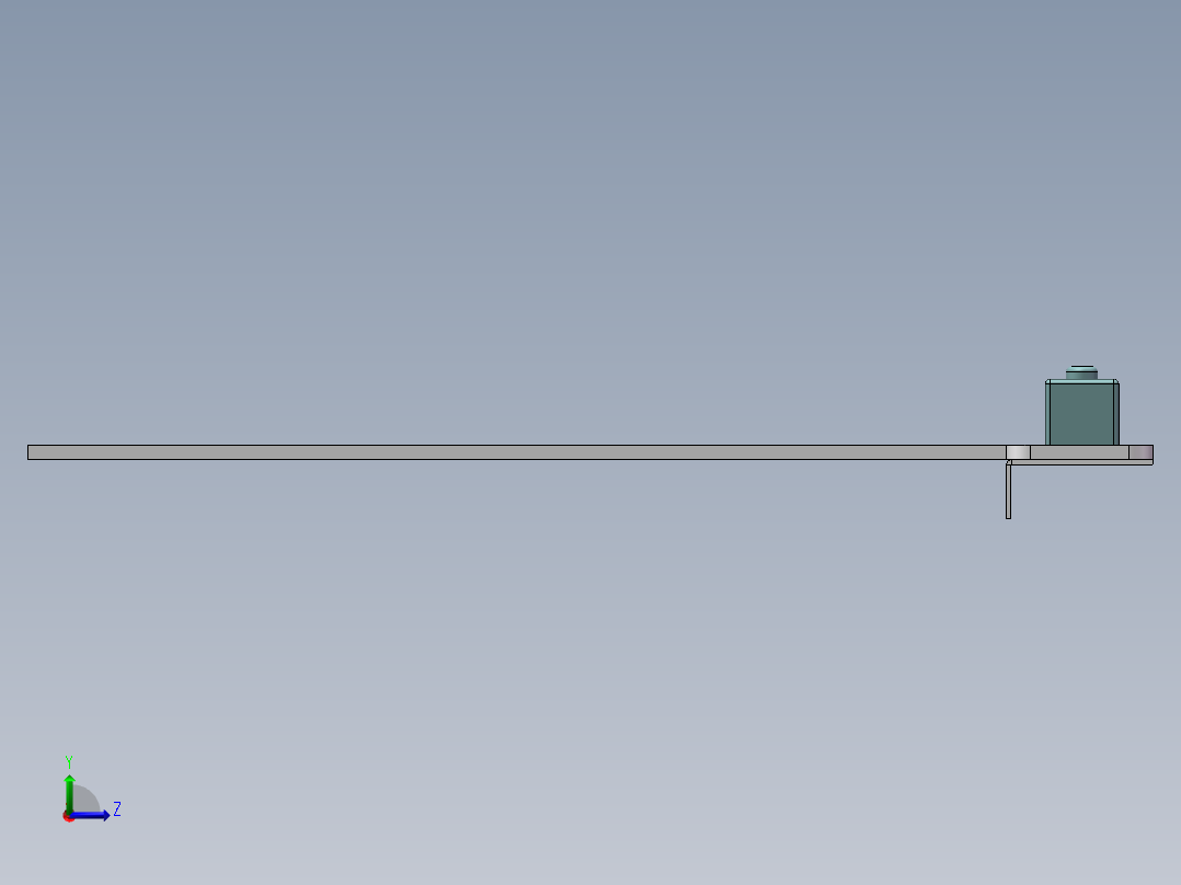 弹片组装设备sw13可编辑左视图