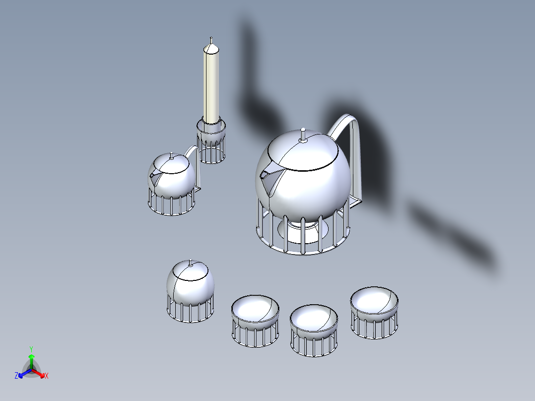 茶具2正等轴测图