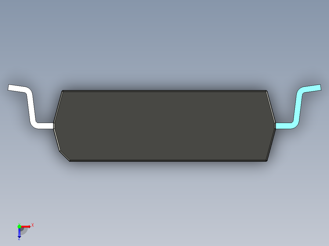 元器件3D封装SOIC24W46俯视图