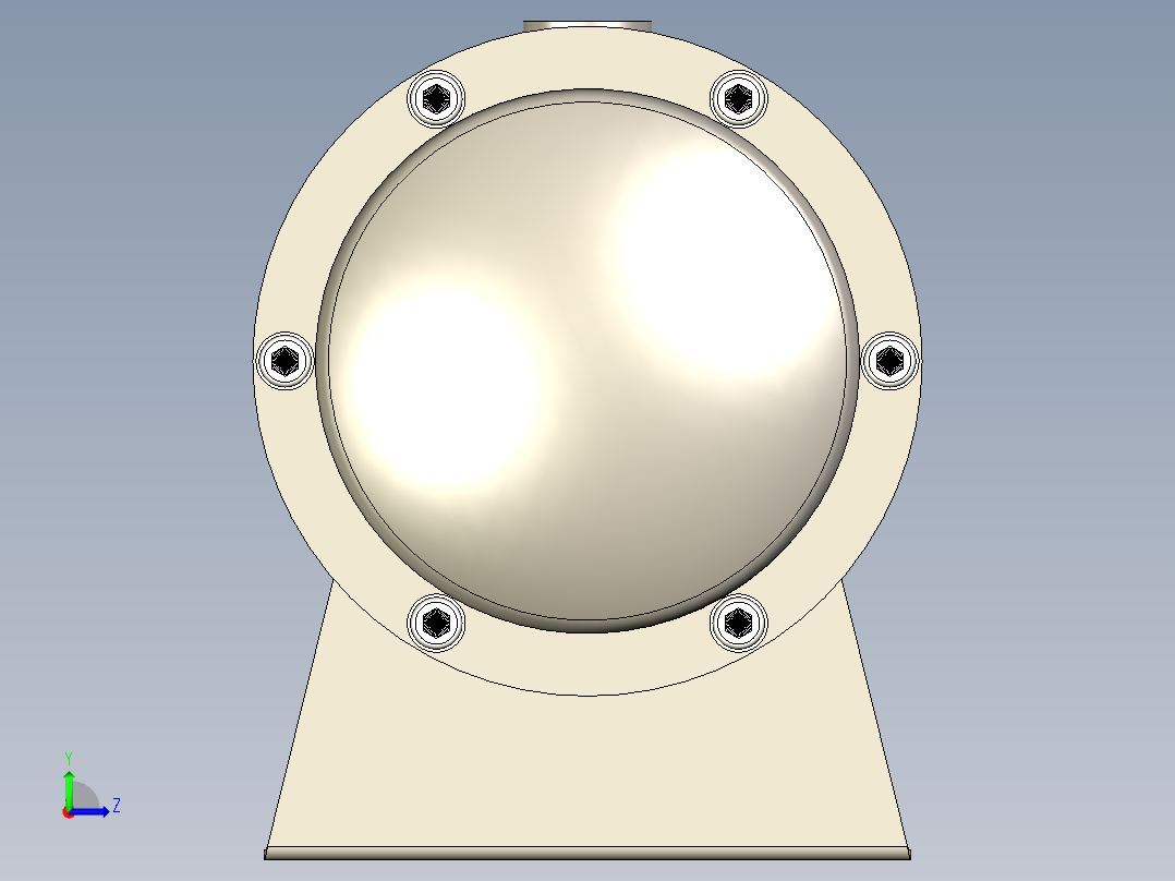 热交换器左视图
