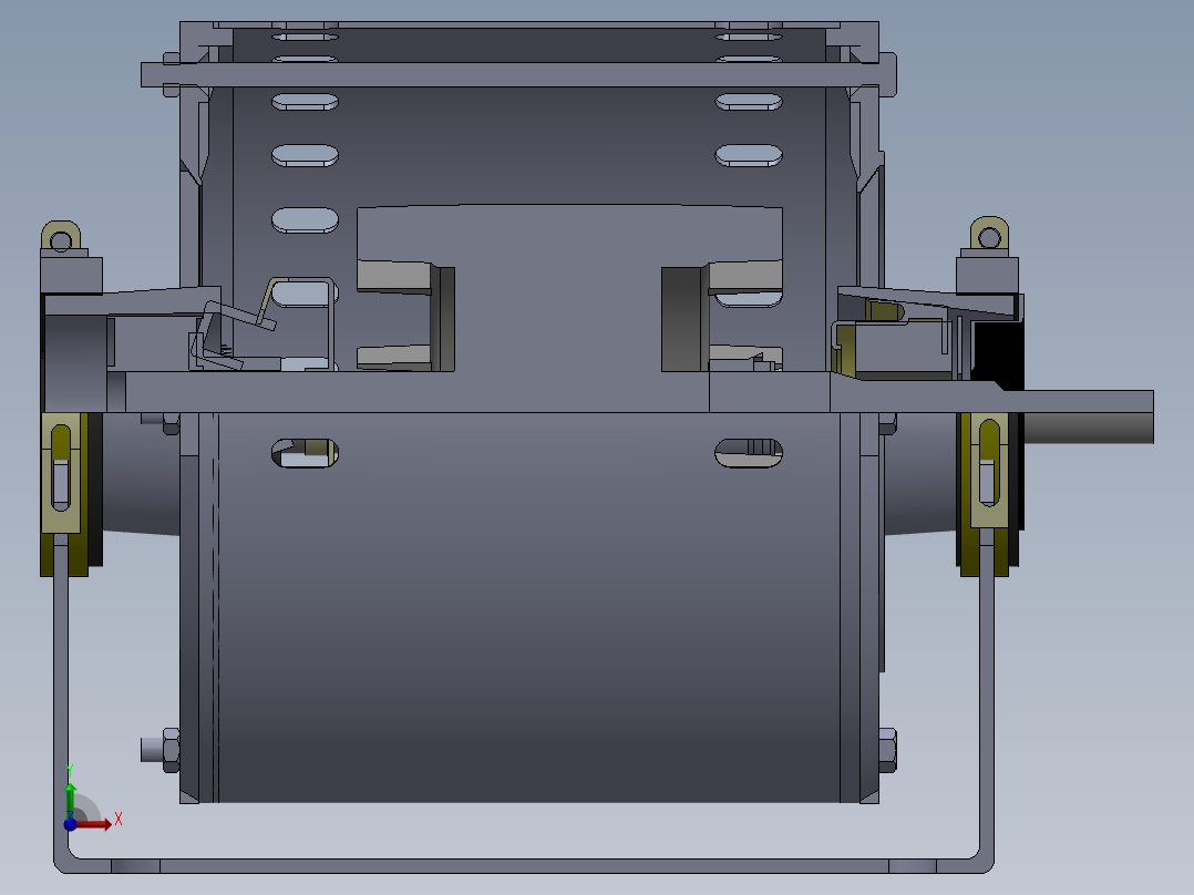 变频空调电机前视图