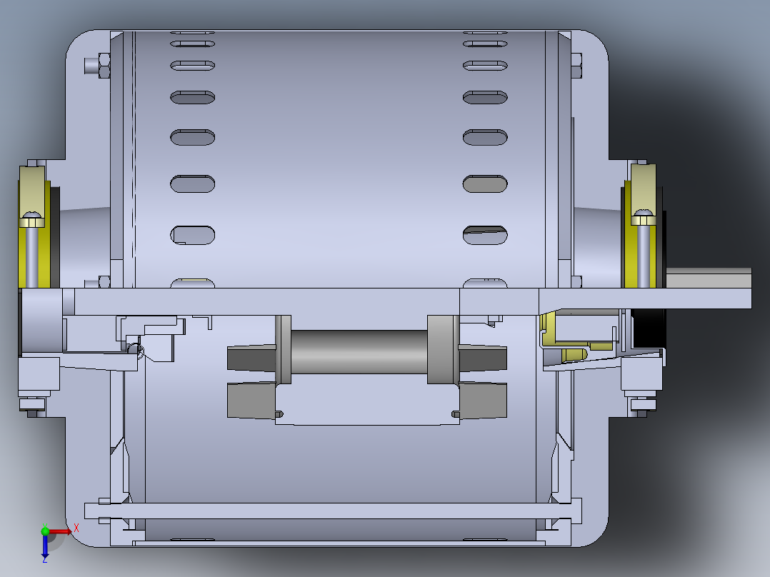 变频空调电机俯视图
