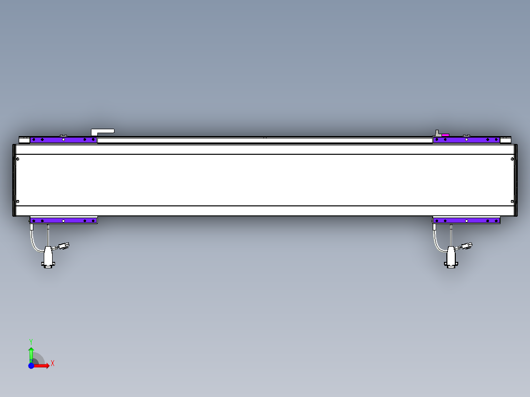 威洛博VL系列直线电机模组-2VL17E2-S750前视图