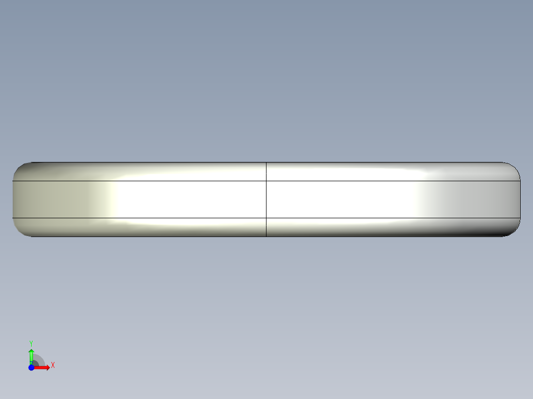 紧固件-STEP 0.3750 Split Washer前视图