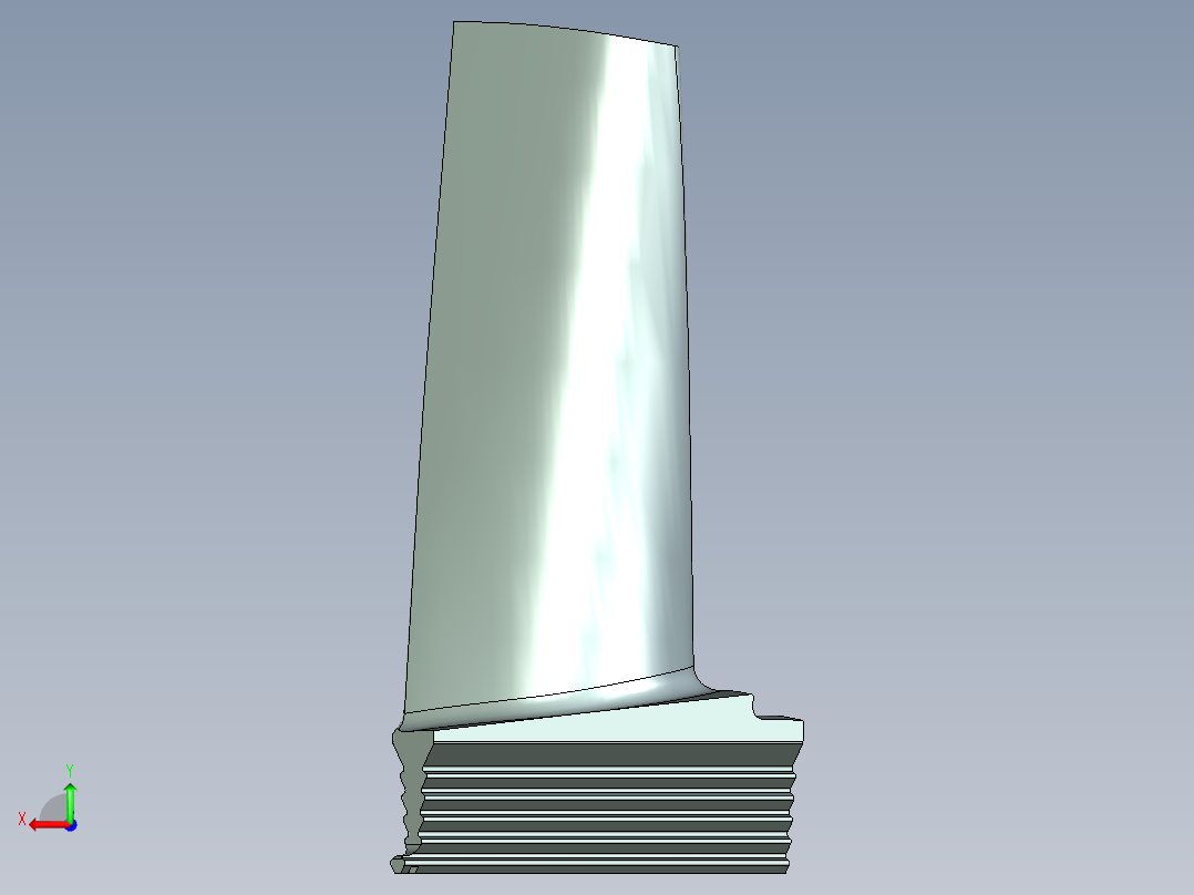 涡轮 叶片 涡扇 (36)后视图