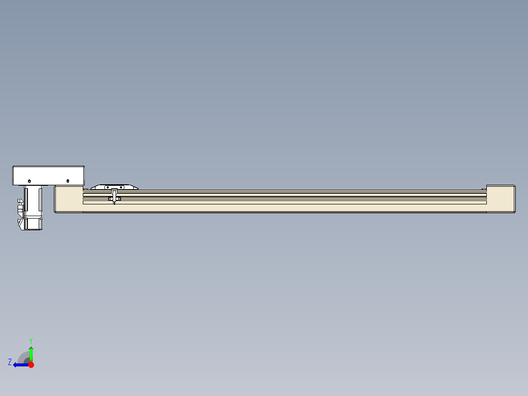 同步带全封闭直线模组TPA-HCB-65S-90-L700-M-Y-P10-N3右视图