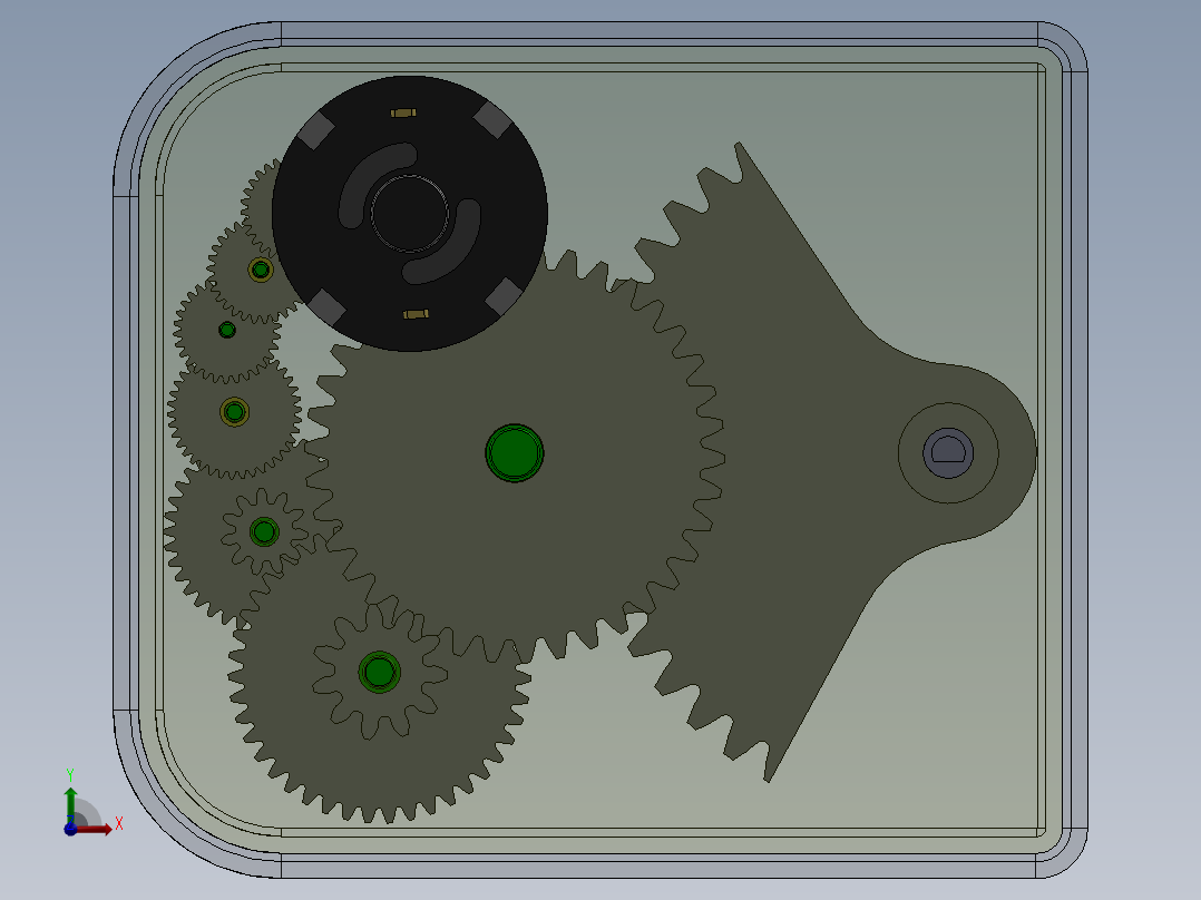 DN150蝶阀驱动器20221226前视图