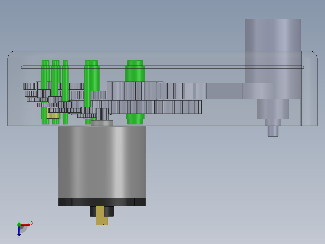 DN150蝶阀驱动器20221226俯视图