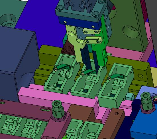 汽车开关插接接触片设备