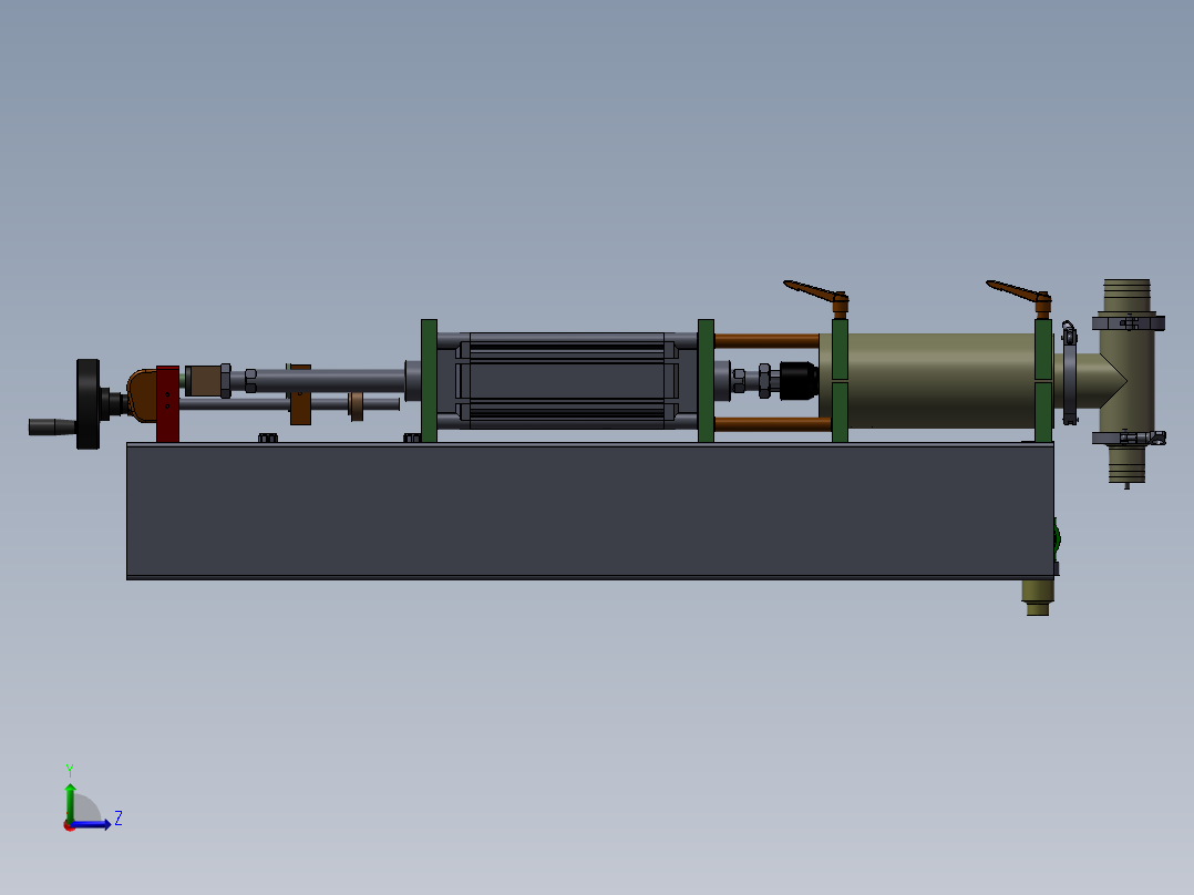全自动扫描仪左视图