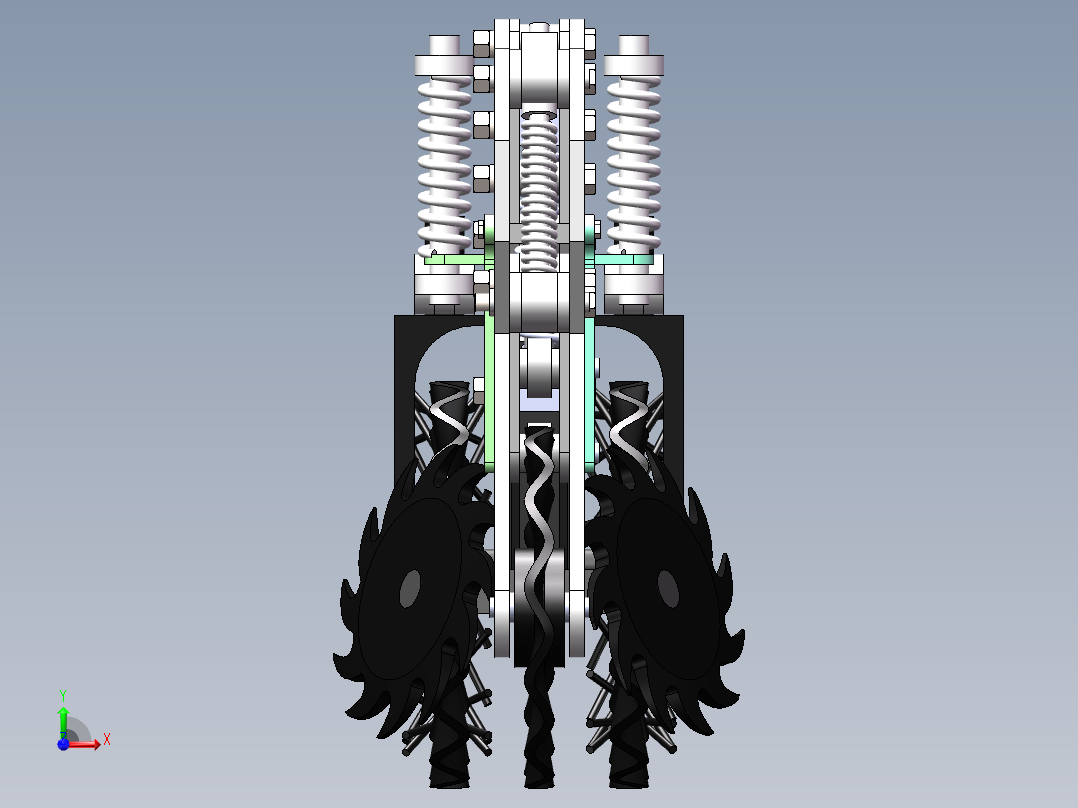 条带整耕机sw16可编辑前视图