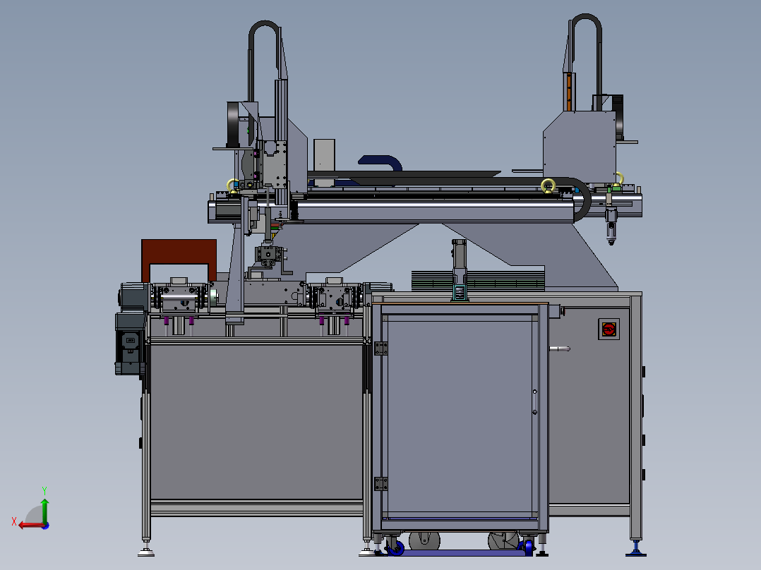 涂胶传输系统sw22后视图