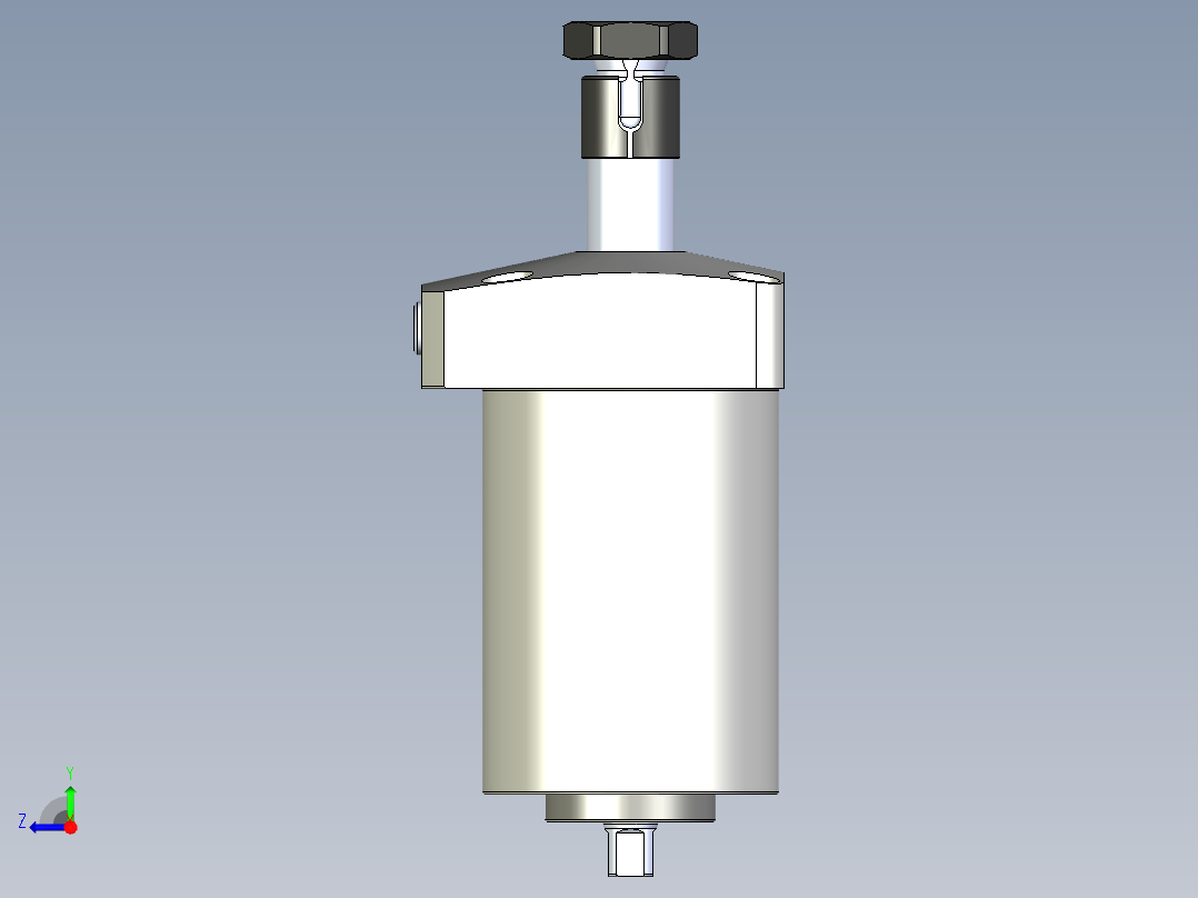 KOSMEKWHE1600-2GRD多系列多零件图纸模型右视图