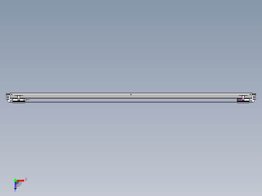 威洛博VL系列3d模型模组2VL17E1Y-S1900俯视图
