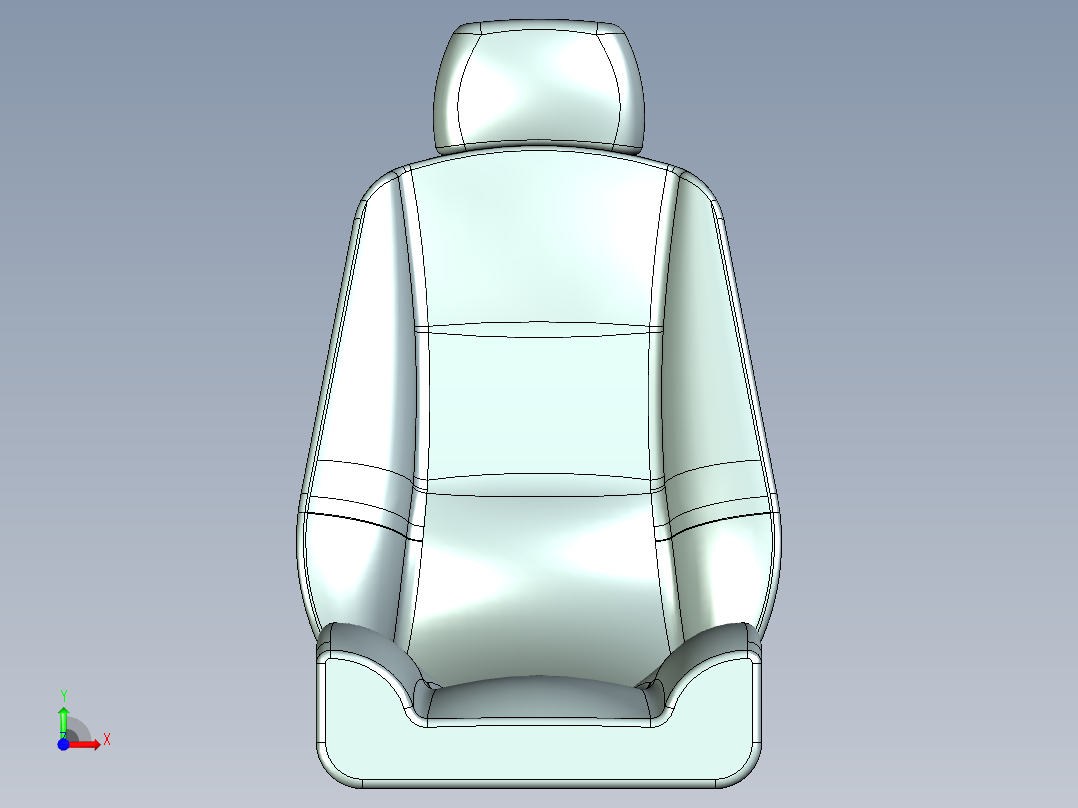 汽车座椅 (18)前视图