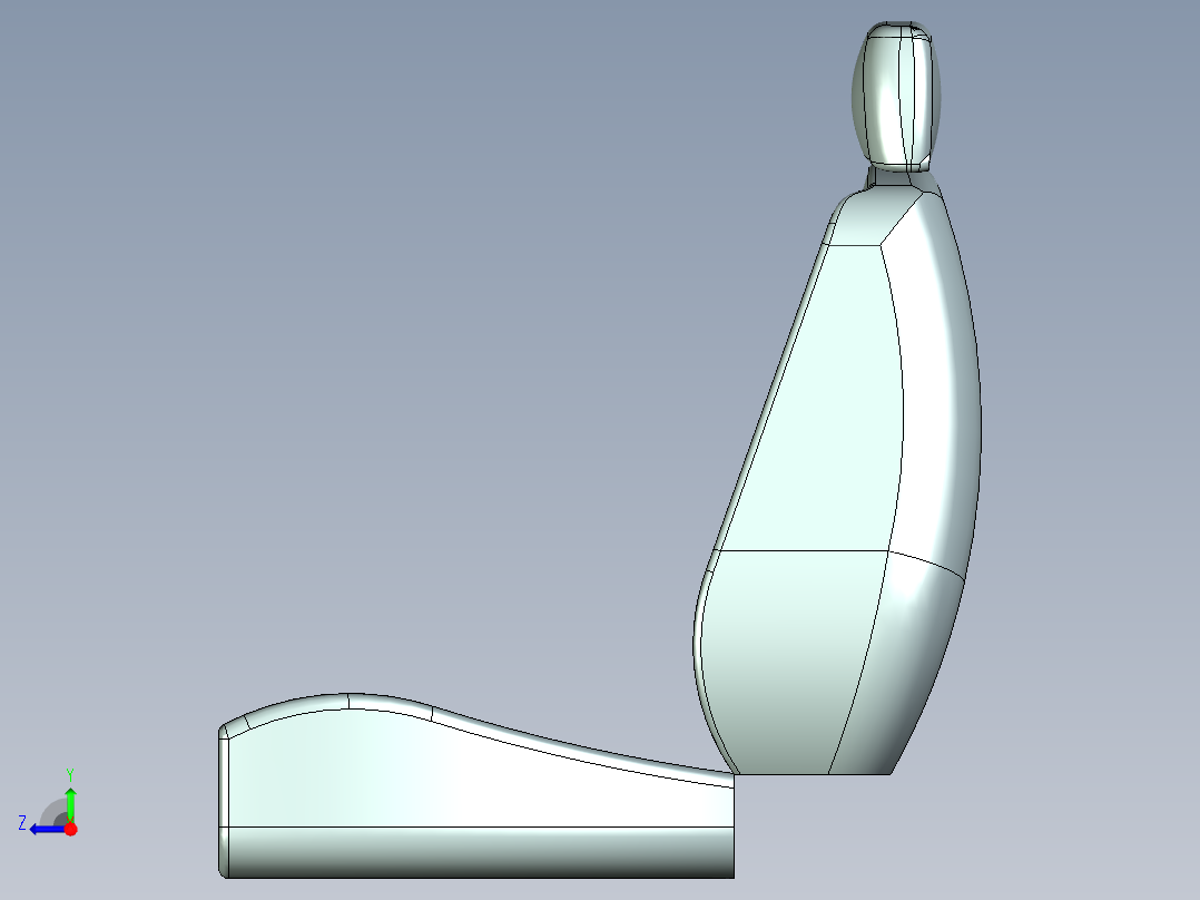 汽车座椅 (18)右视图