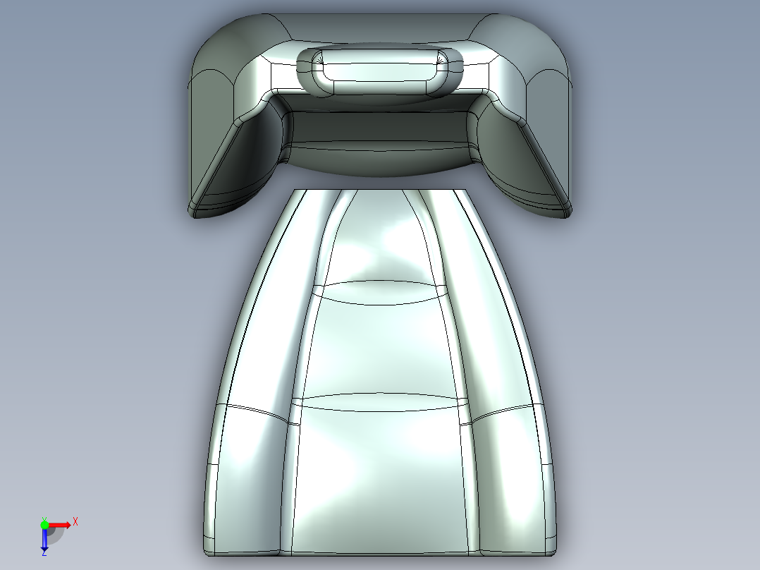 汽车座椅 (18)俯视图