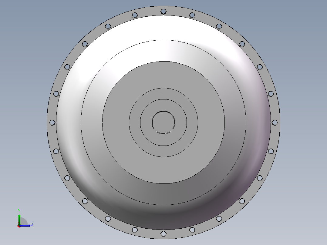 液力离合器三维图左视图