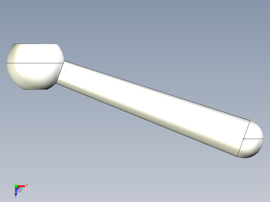 把手2447(A)-3D多系列多零件图纸模型俯视图